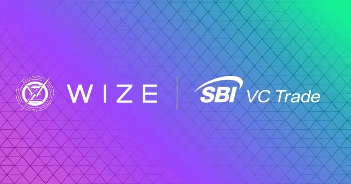 国内上場企業WIZE、SBI VCトレードと提携 ソラナ・トレジャリー事業を強化
