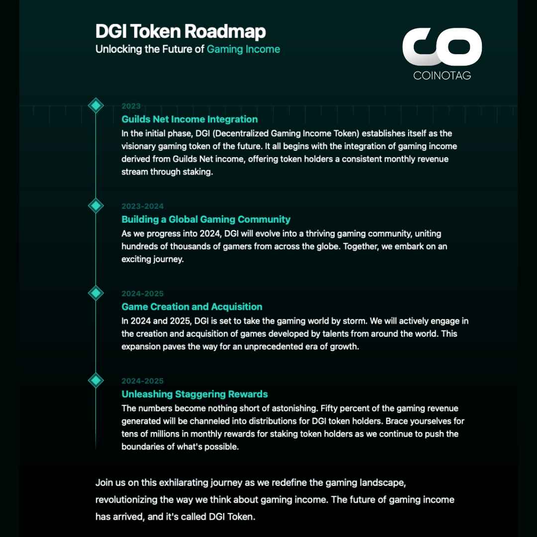 DGI Token Roadmap