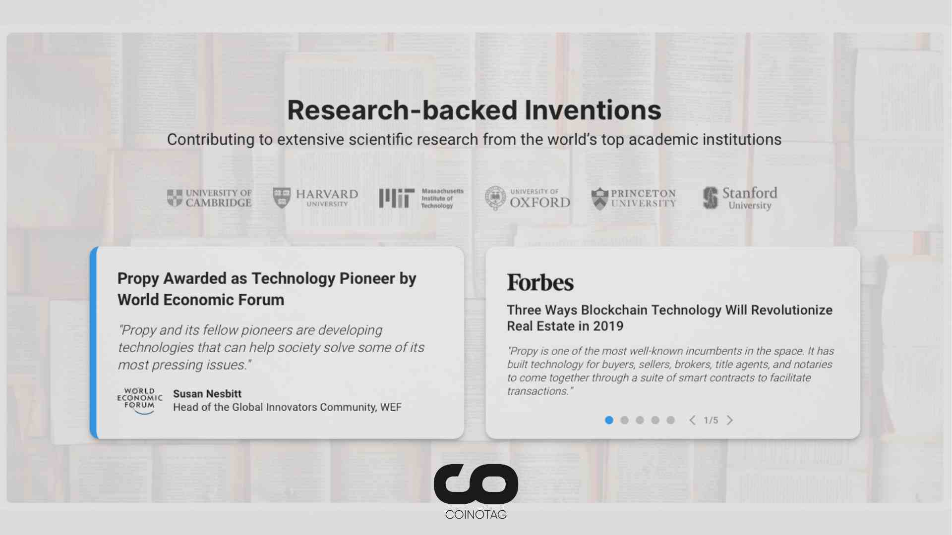 Propy Research-backed Inventions